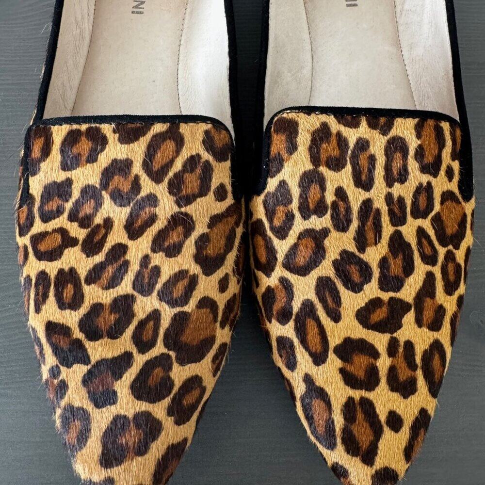 Gianni Bini | Cheetah Print Hide Leather Loafers Size 7 - Picture 9 of 11